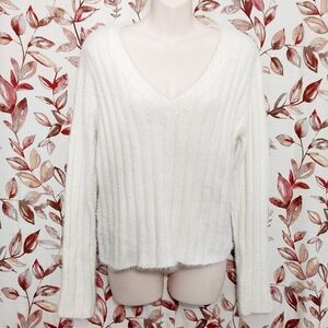 🔵BOGO FREE🔵 NWT New In Soft Ribbed Sweater Top Sz M